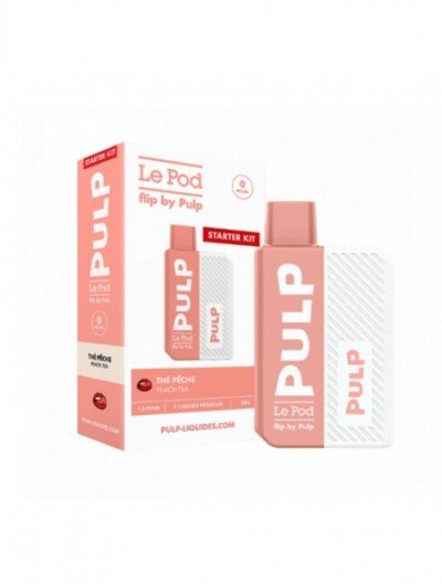 Thé Pêche 2ml 20mg - Starter Kit Pod Flip Pulp